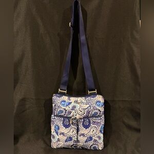 Paisley Horizon Crossbody Baggallini Blue Purple